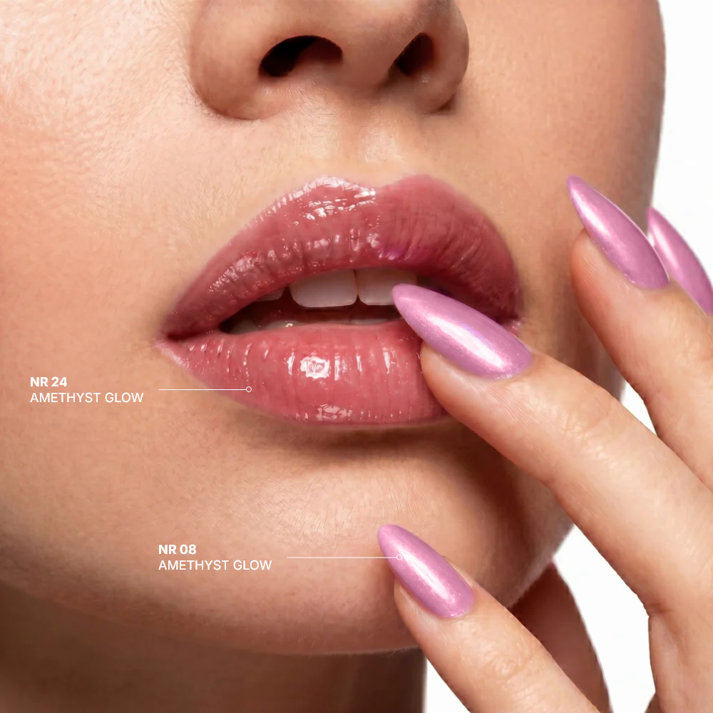 Zestaw Lips & Nails combo Amethyst Glow - Image 3