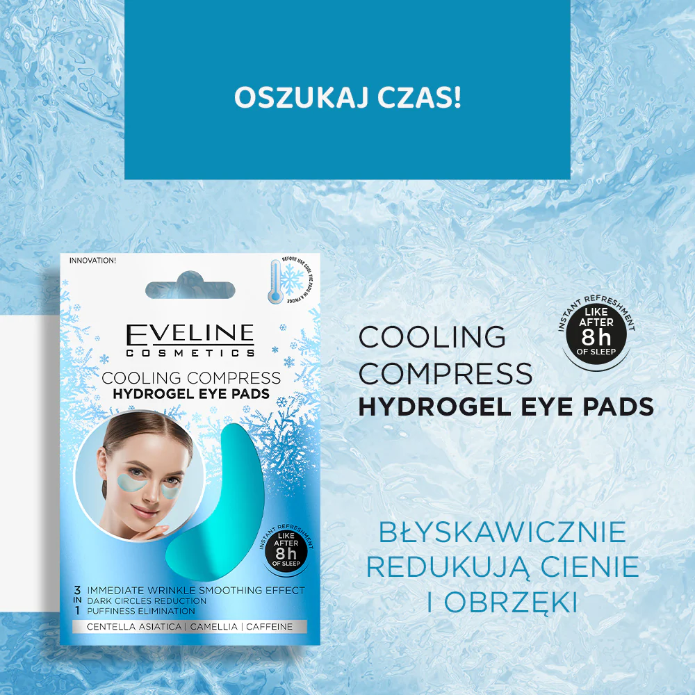 Hydrożelowe płatki pod oczy - chłodzący kompres - Image 2