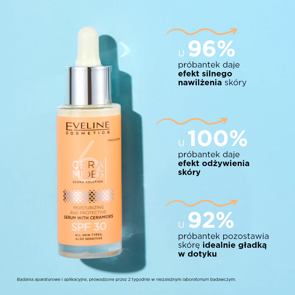 Nawilżająco-ochronne serum z ceramidami i SPF 30 - Image 3