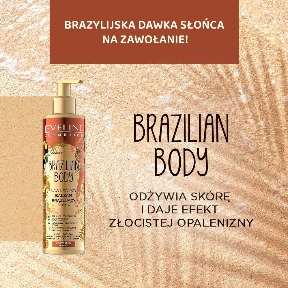 Nawilżający balsam brązujący do ciała 5w1 - Image 2