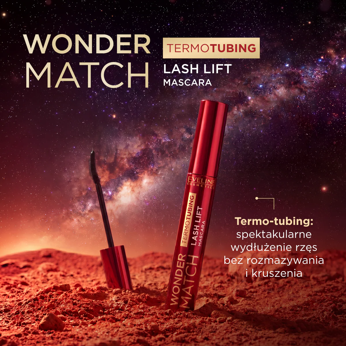 Tusz do rzęs, zmywalny ciepłą wodą Termotubing Lash Lift - Image 2