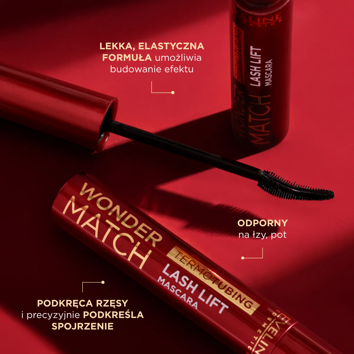 Tusz do rzęs, zmywalny ciepłą wodą Termotubing Lash Lift - Image 3